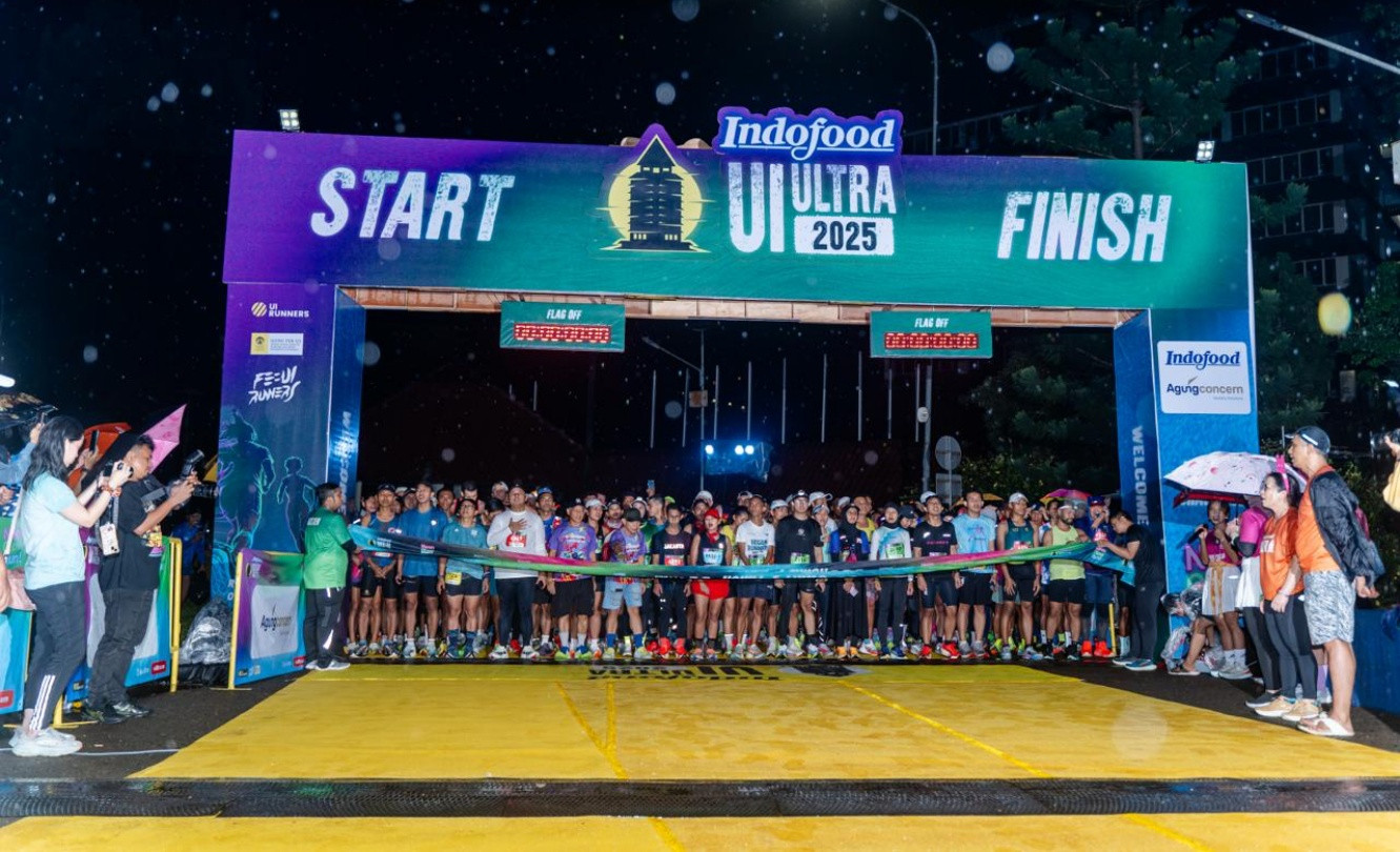 Total peserta Indofood UI Ultra 2025 mencapai 5.826 orang, dengan kenaikan 60 persen dibanding tahun sebelumnya.