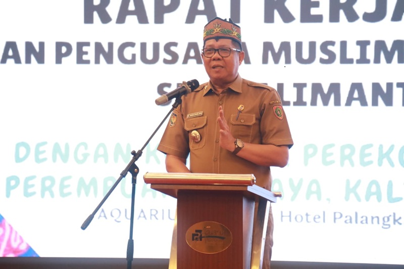 Staf Ahli Gubernur Darliansjah tekankan peran strategis IPEMI dalam pemberdayaan UMKM muslimah dan ekonomi perempuan di Kalimantan Tengah.