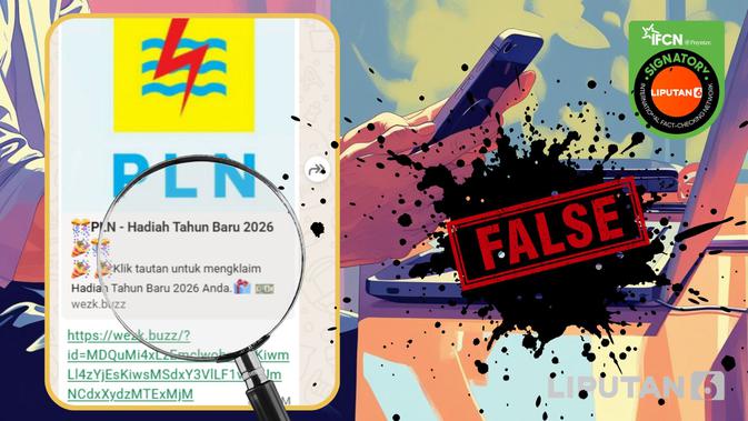 PLN menyatakan bahwa klaim hadiah Tahun Baru 2026 melalui link kuesioner adalah informasi palsu